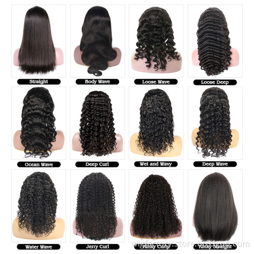Wholesale Vendors Wigs For Black Women lace wig human hair unprocessed, 100% virgin malaysian curly hair wigs